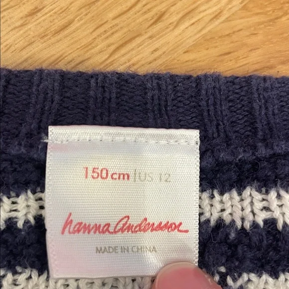 Hannah Andersson Girl’s Holiday Sweater Dress - Picture 3 of 7